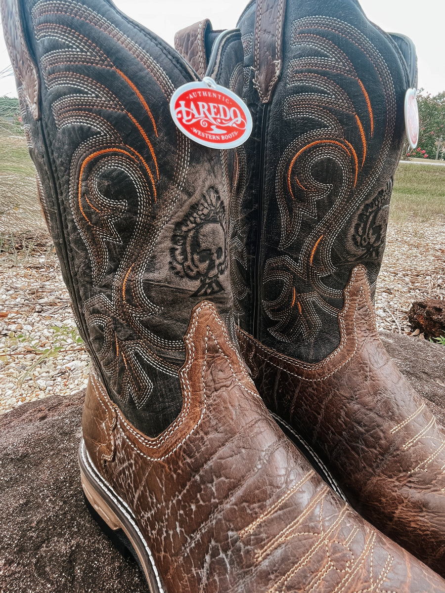 Men's Laredo Hawke Brown/Black Steel Toe Work Boot – Boot