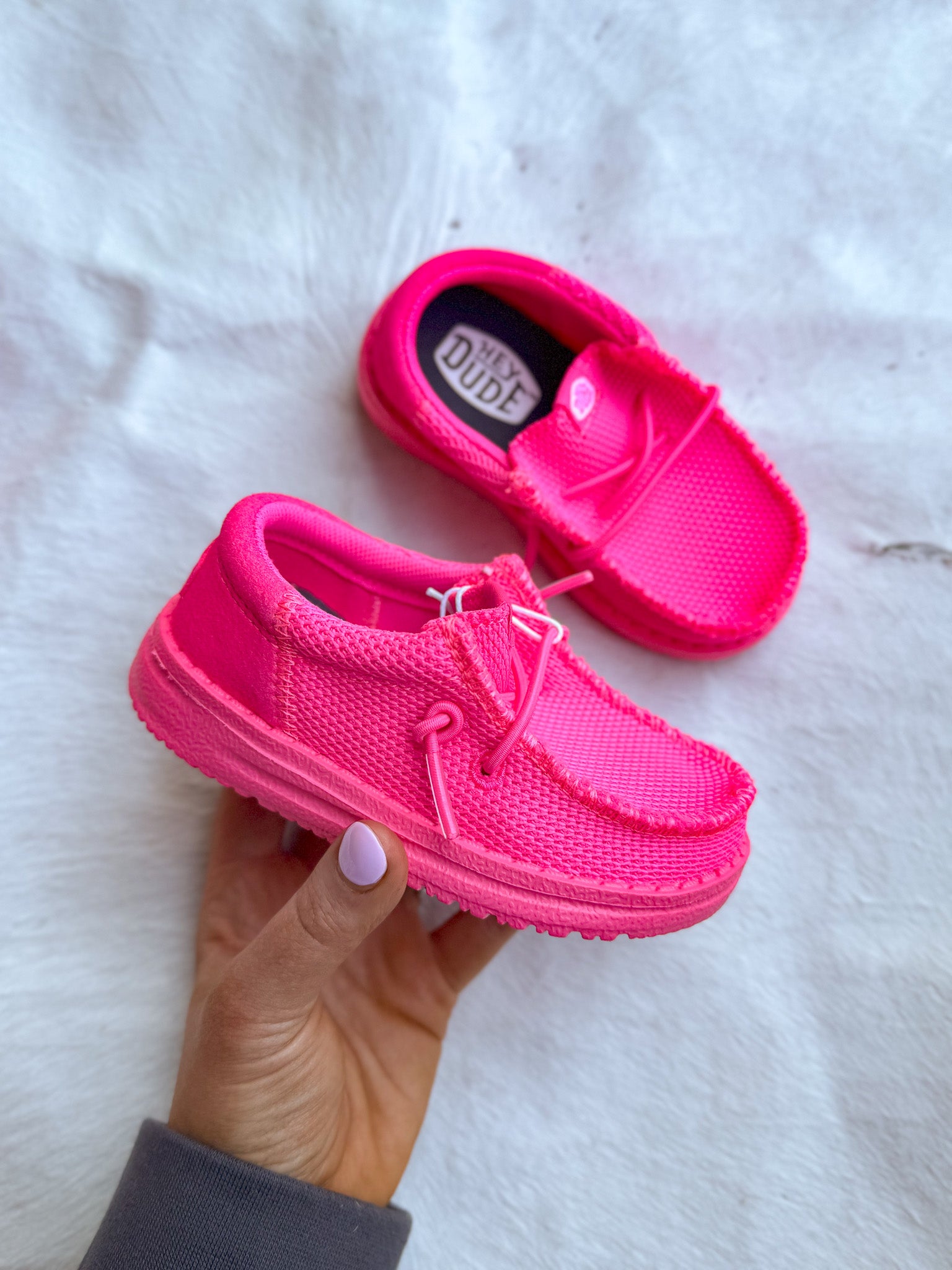 Hey Dude Wally Youth Funk Mono Electric Pink – Boot Country