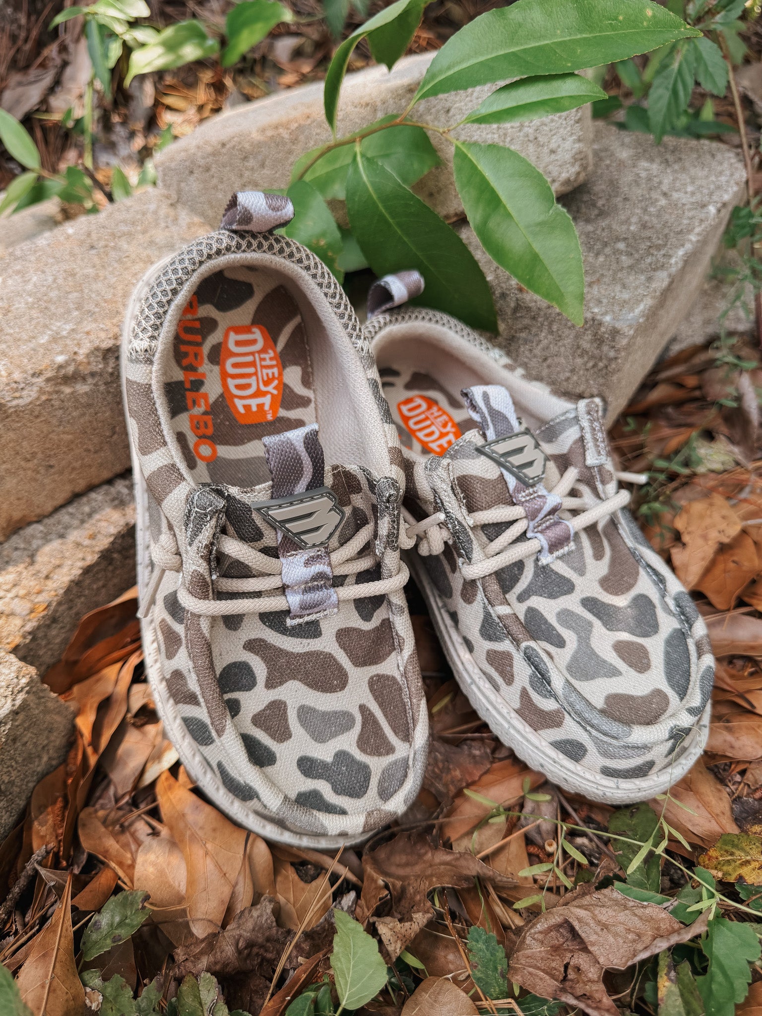 Youth HEYDUDE X BURLEBO Funk Youth Deer Camo – Boot Country