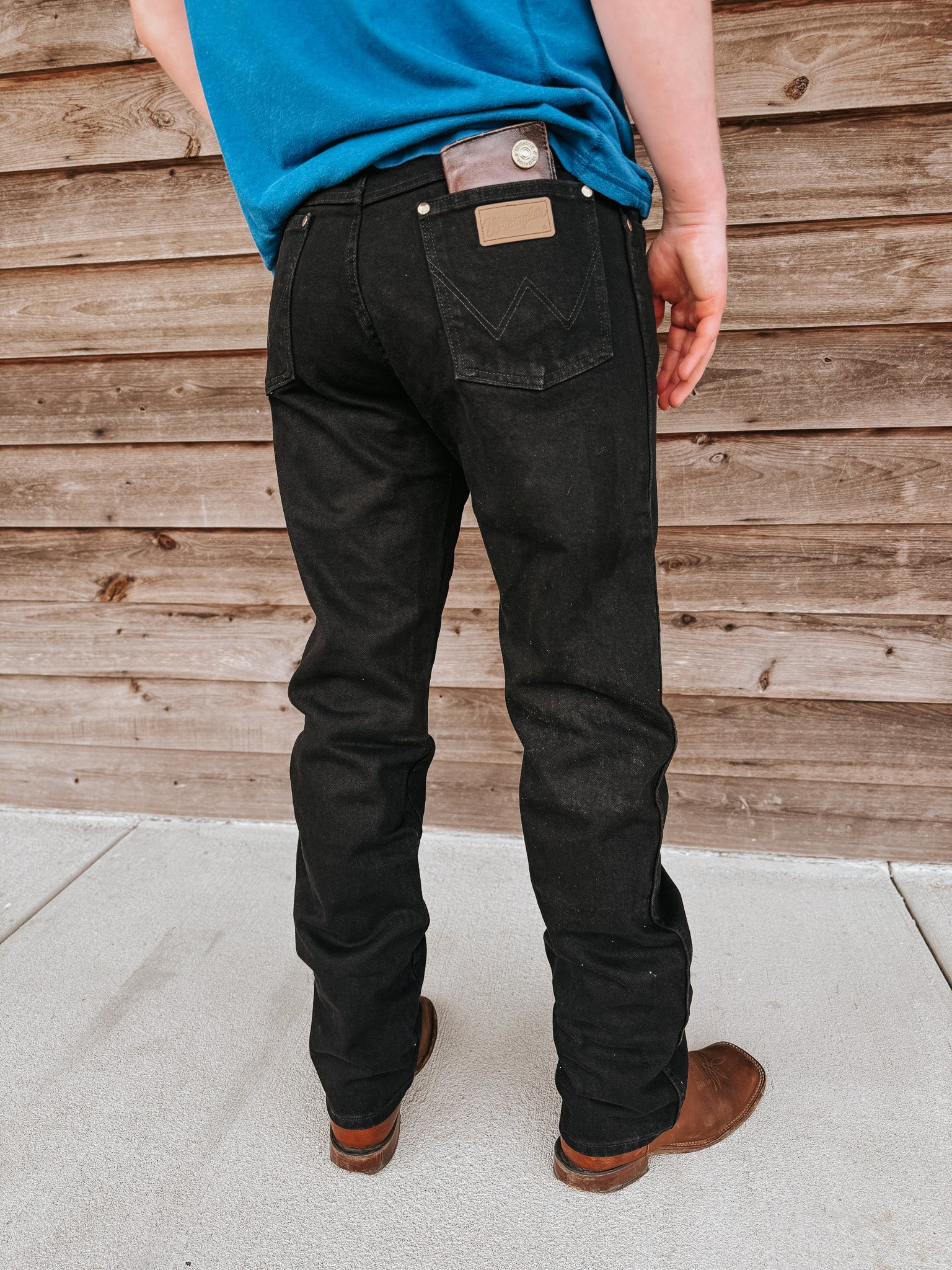Men's Wrangler Cowboy Cut® Original Fit Jean in Black – Boot Country
