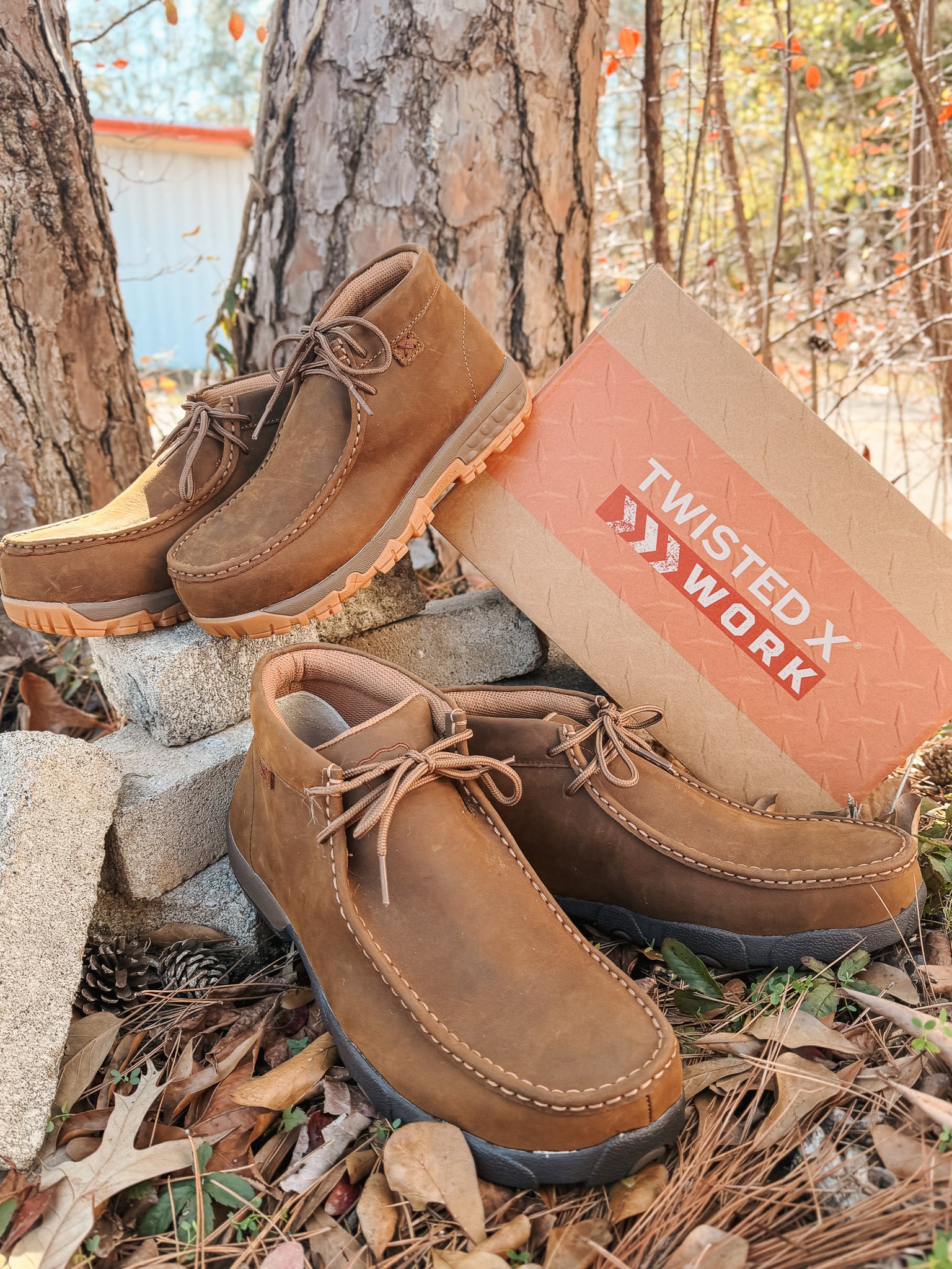 Men's Twisted X Work Steel Toe Chukka Driving Moc – Boot Country