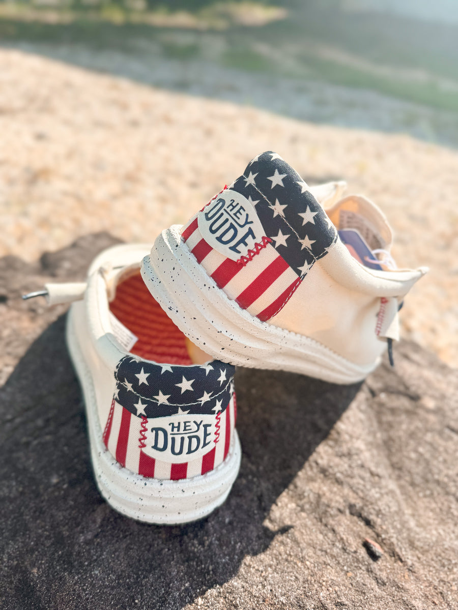 Reservation Hey Dude Wally Off White Patriotic Mens Off White