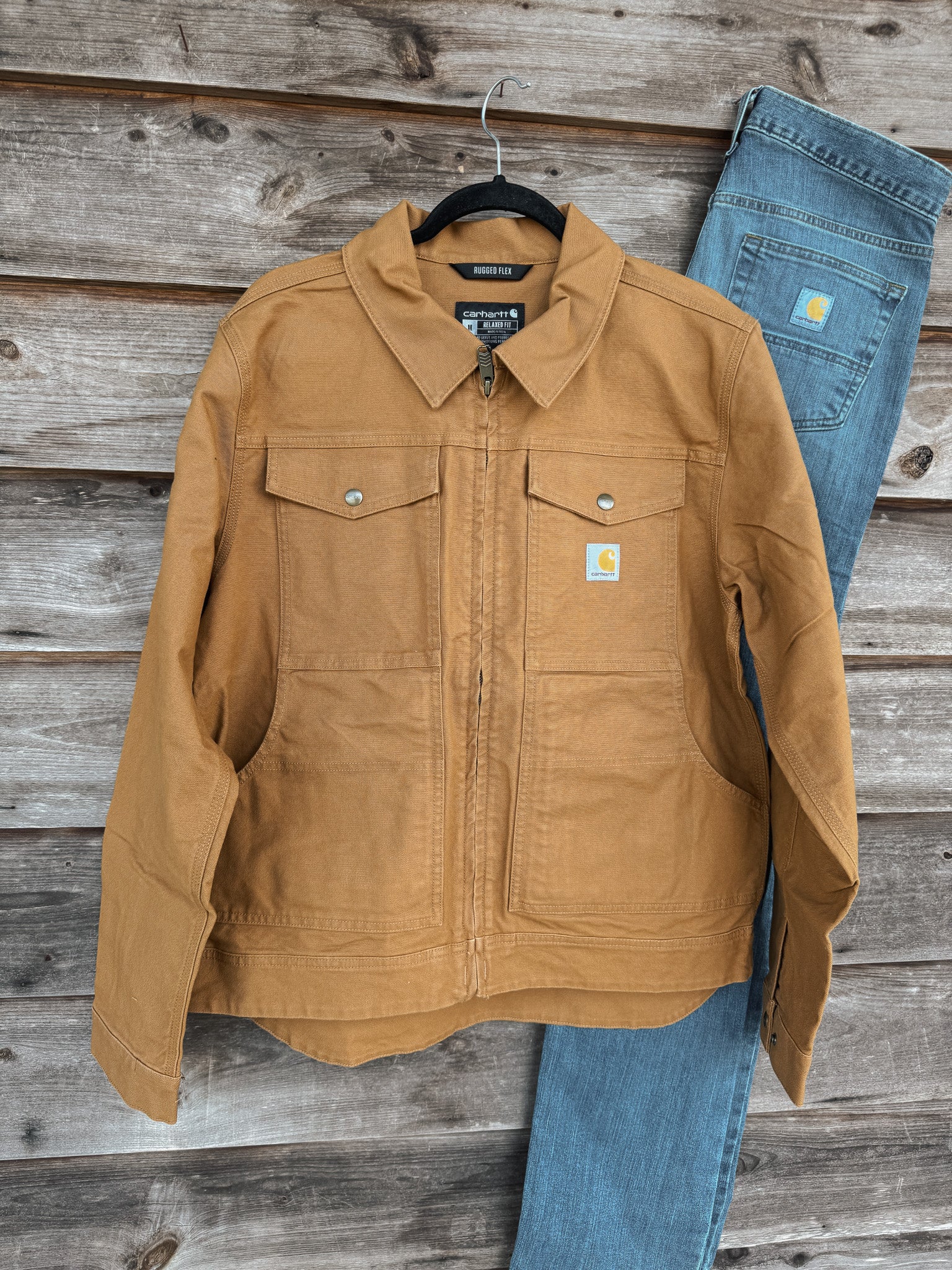 Carhartt Rugged Flex ジャケット Mサイズ Men's Carhartt Rugged Flex Relaxed Fit Duck Jacket – Boot Country