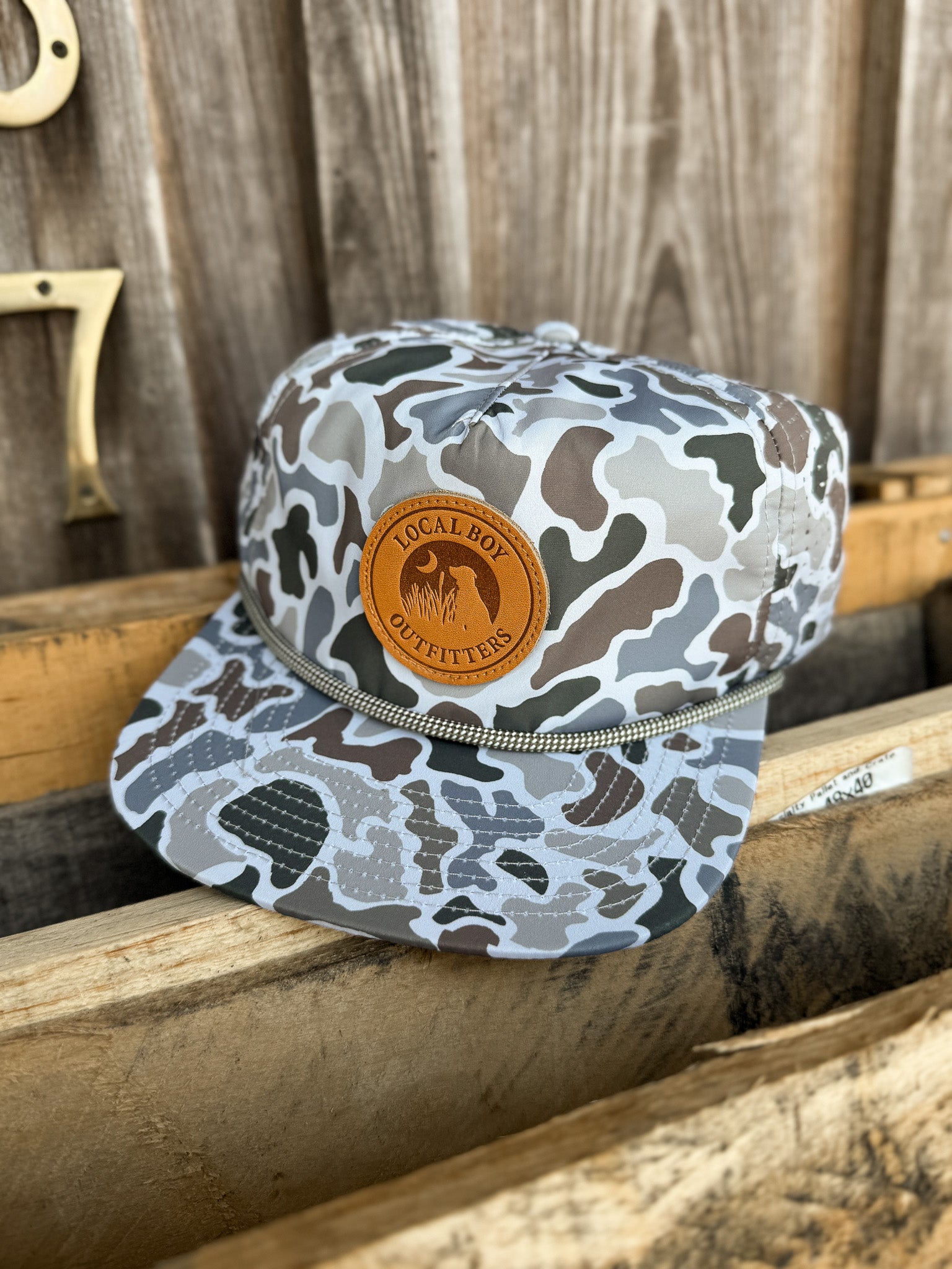 Local Girl Stone Rainbow Patch Rope Hat Local Boy Patch Rope Hats - Pants Store main image 4