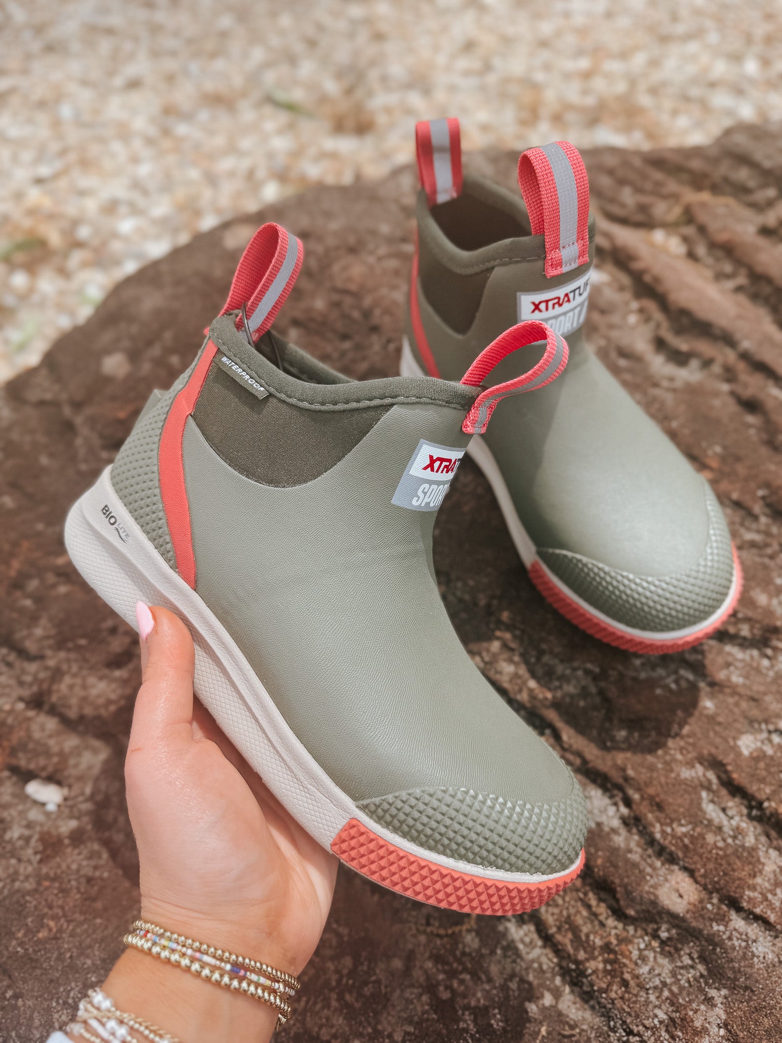 6 Inch Ankle Deck Boot Sport Waterproof Rubber Fishing Shoes Men main image 2