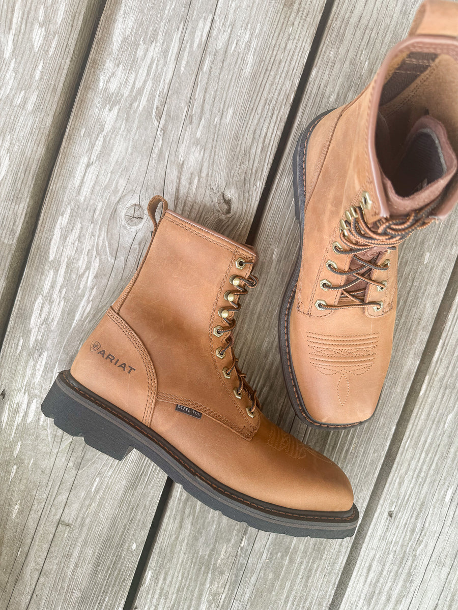 Wide Square Ariat Cascade Work Boot Men's Ariat Cascade 8