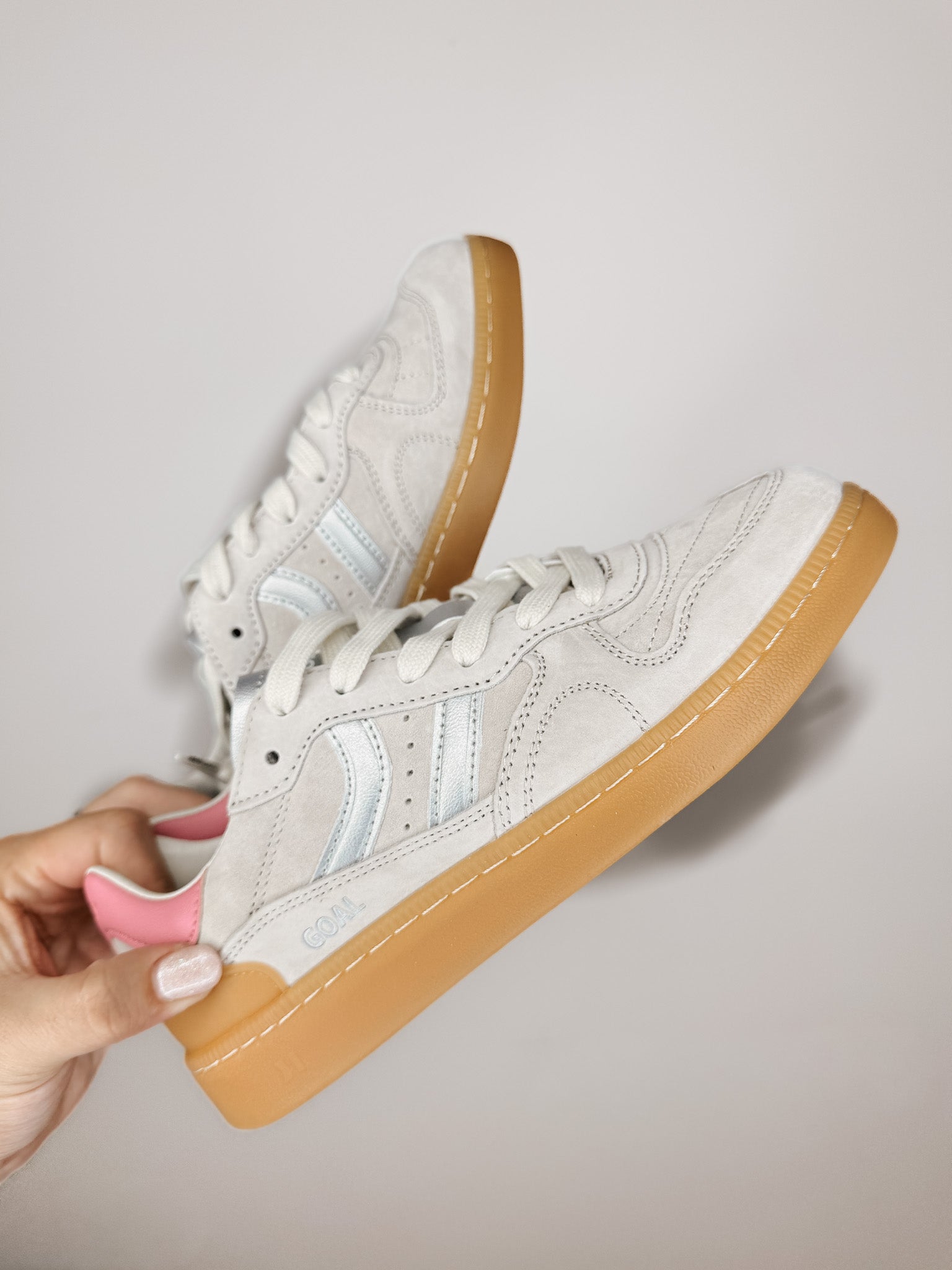 Coolway Women's Goal Sneakers | Ice Silver – Boot Country
