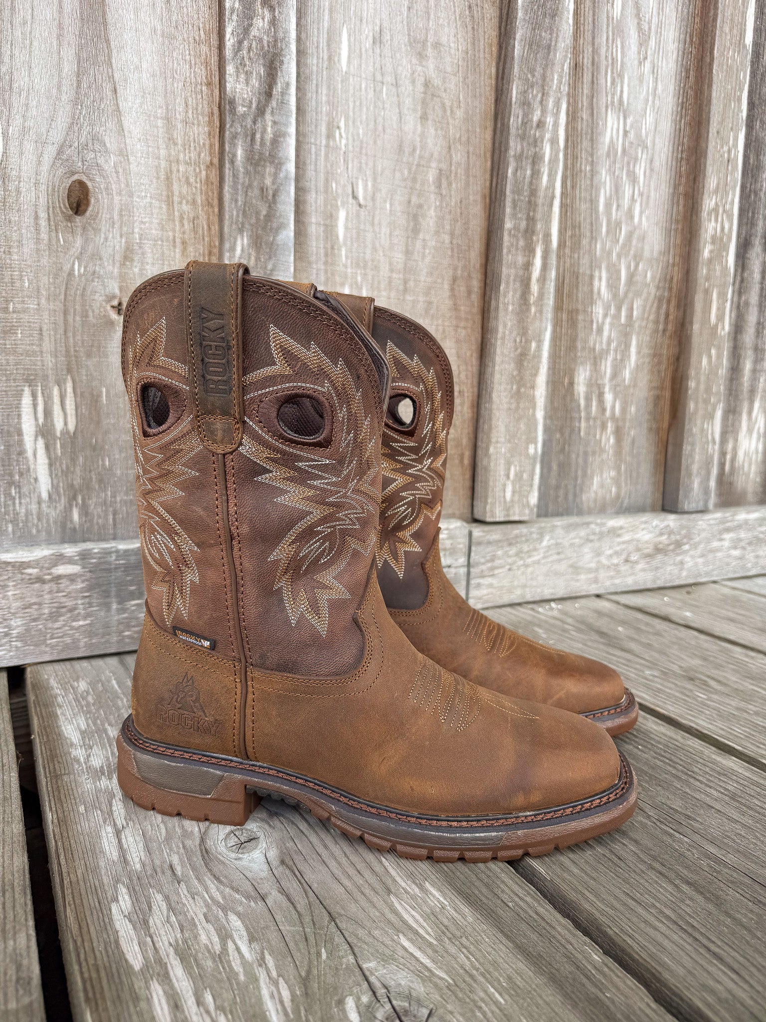 Rocky Original Ride Rocky Original Ride Branson Steel Toe Waterproof Western  main image 3