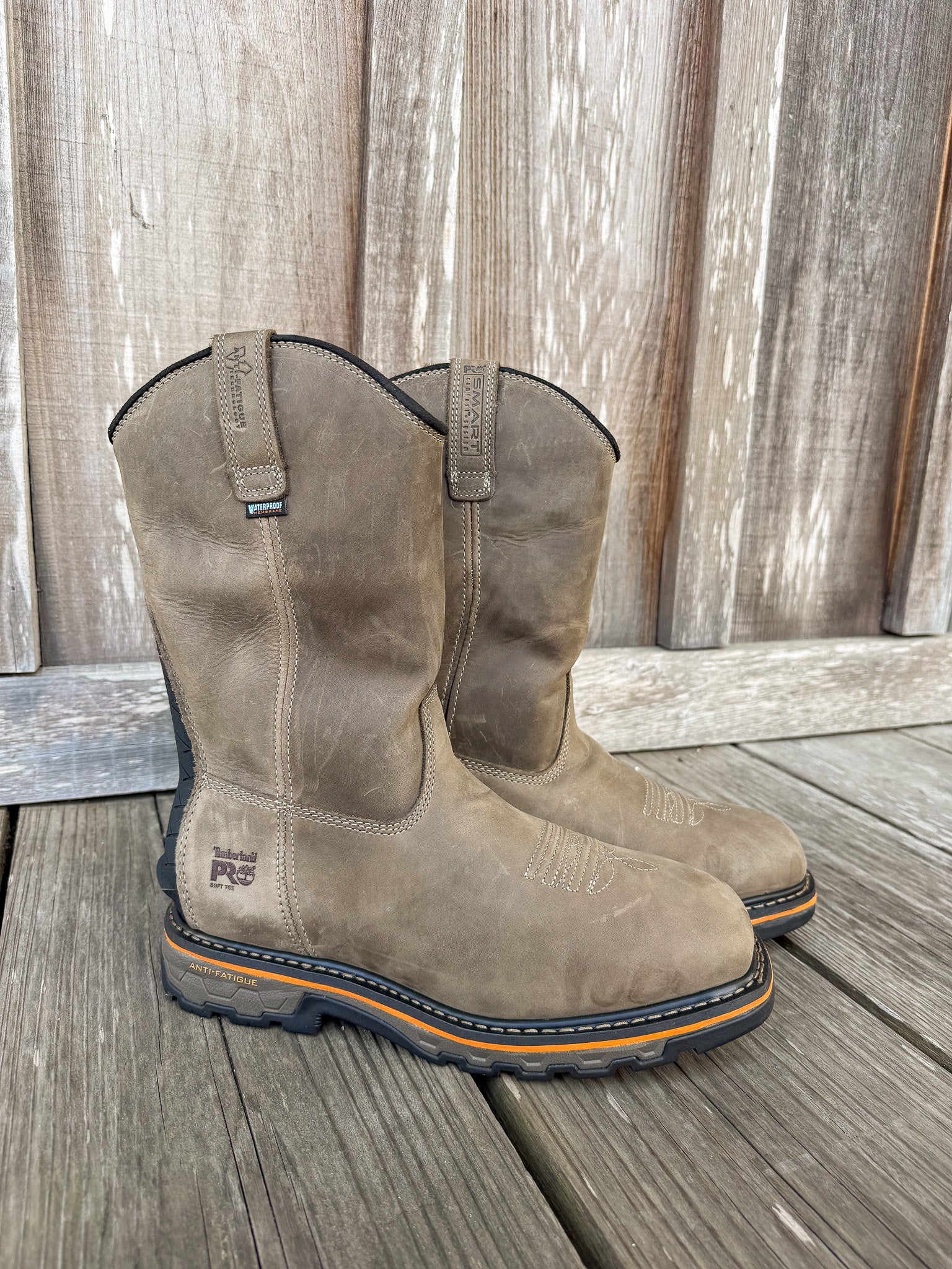 Men's Timberland Pro True Grit Waterproof Wellington Work Boot