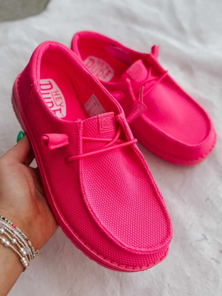 Hey Dude Women's Wendy Funk Electric Pink