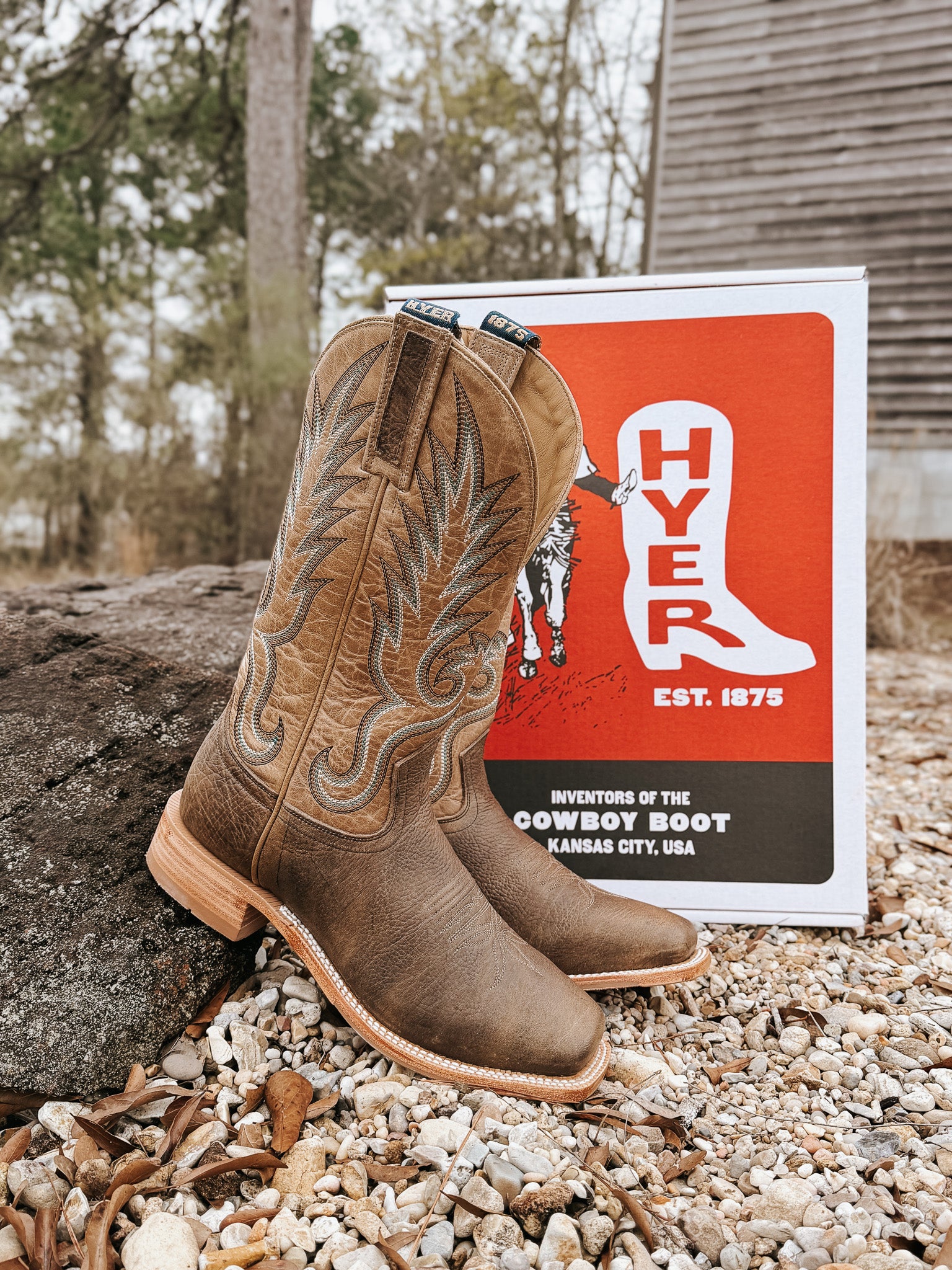 Hyer Men's Kincaid Shrunken Shoulder Western Boots – Boot Country