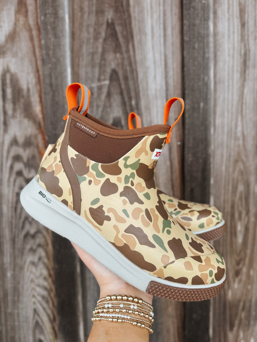 Camo Xtratuf Boots Womens Size Women's XTRATUF Ankle Deck Boot
