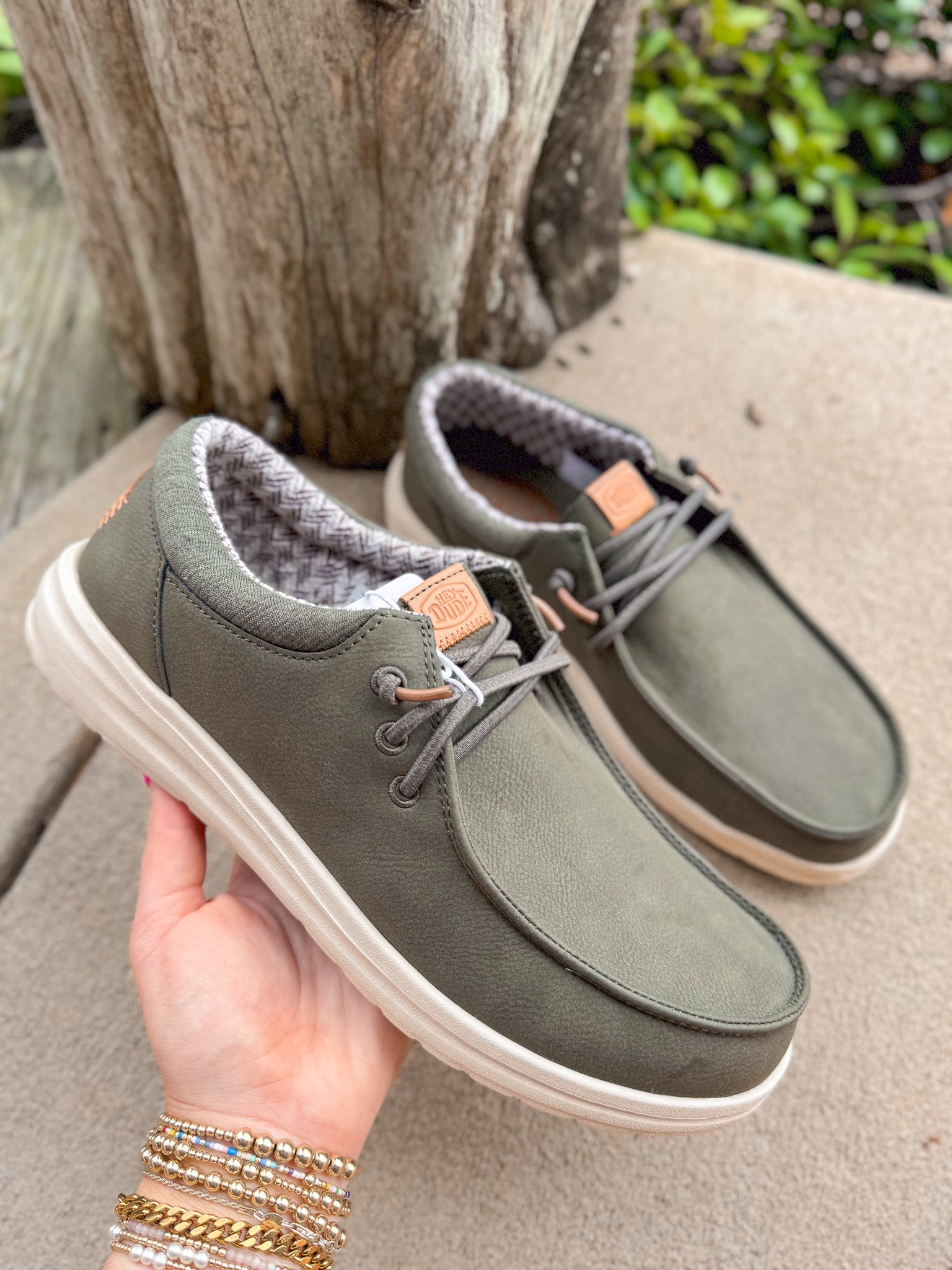 Men's Hey Dude Paul Classic Olive – Boot Country
