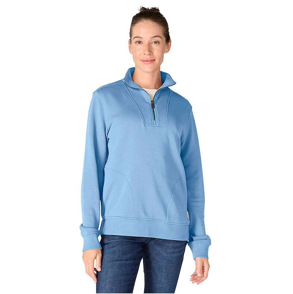 Carhartt | Women's Tencel Relaxed Fit Half Zip Sweatshirt in