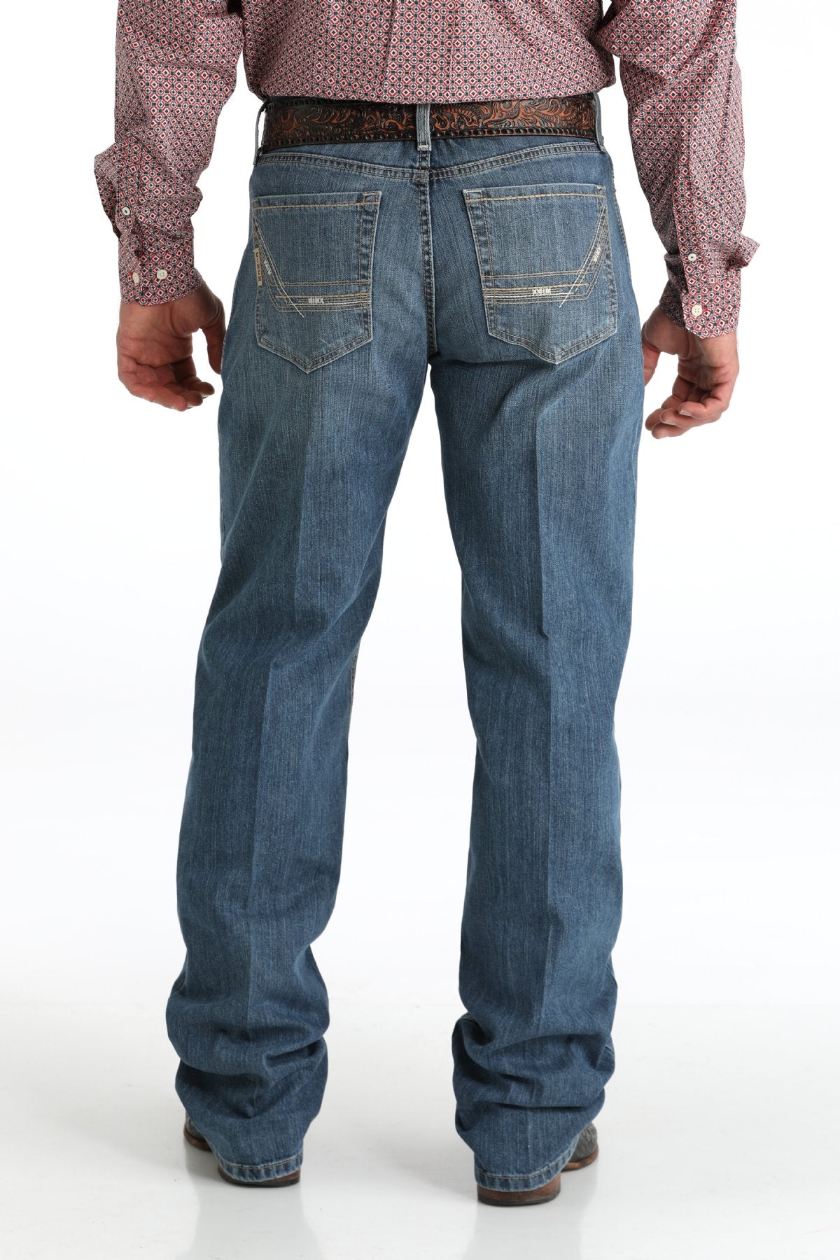 Men's Cinch Relaxed Fit Grant Jeans in Medium Stonewash – Boot Country