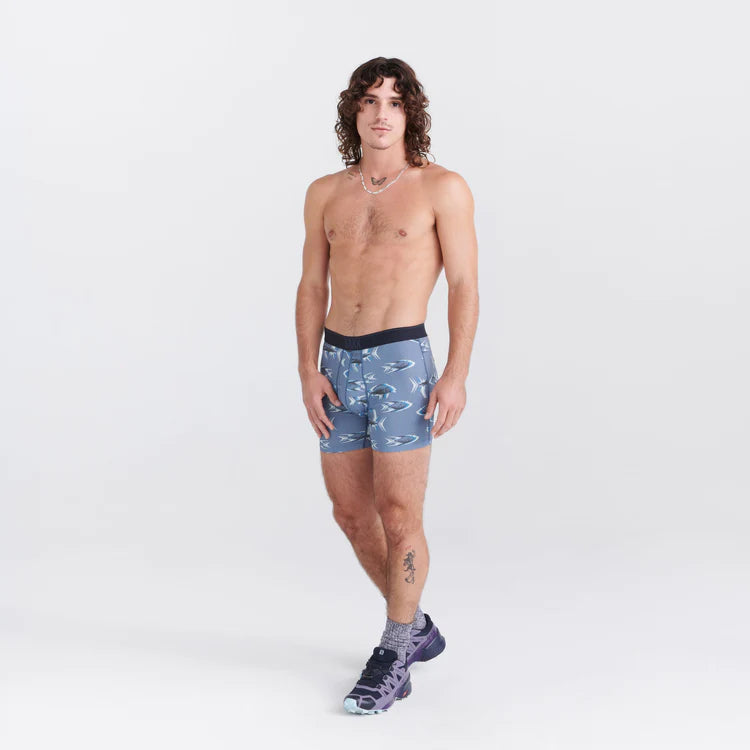 SAXX QUEST QUICK DRY MESH Boxer Brief / Scaled Up- Twilight – Boot