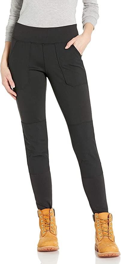 Carhartt Women's Force Fitted Midweight Utility Legging, Preto