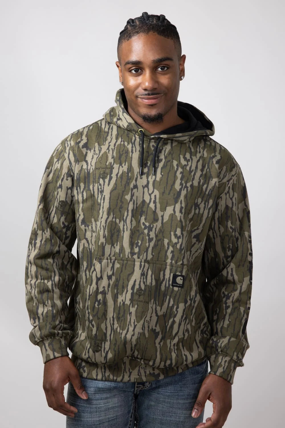 Carhartt | Loose Midweight Logo Sleeve Sweatshirt in Bottomland