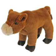 8" Plush Scarlett the Red Angus Cow