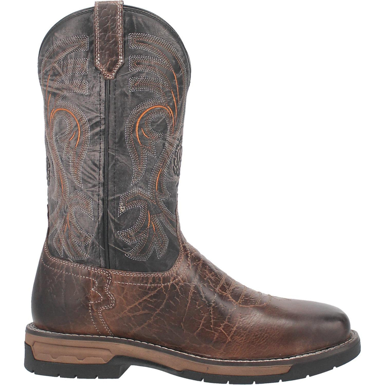 Men's Laredo Hawke Brown/Black Steel Toe Work Boot