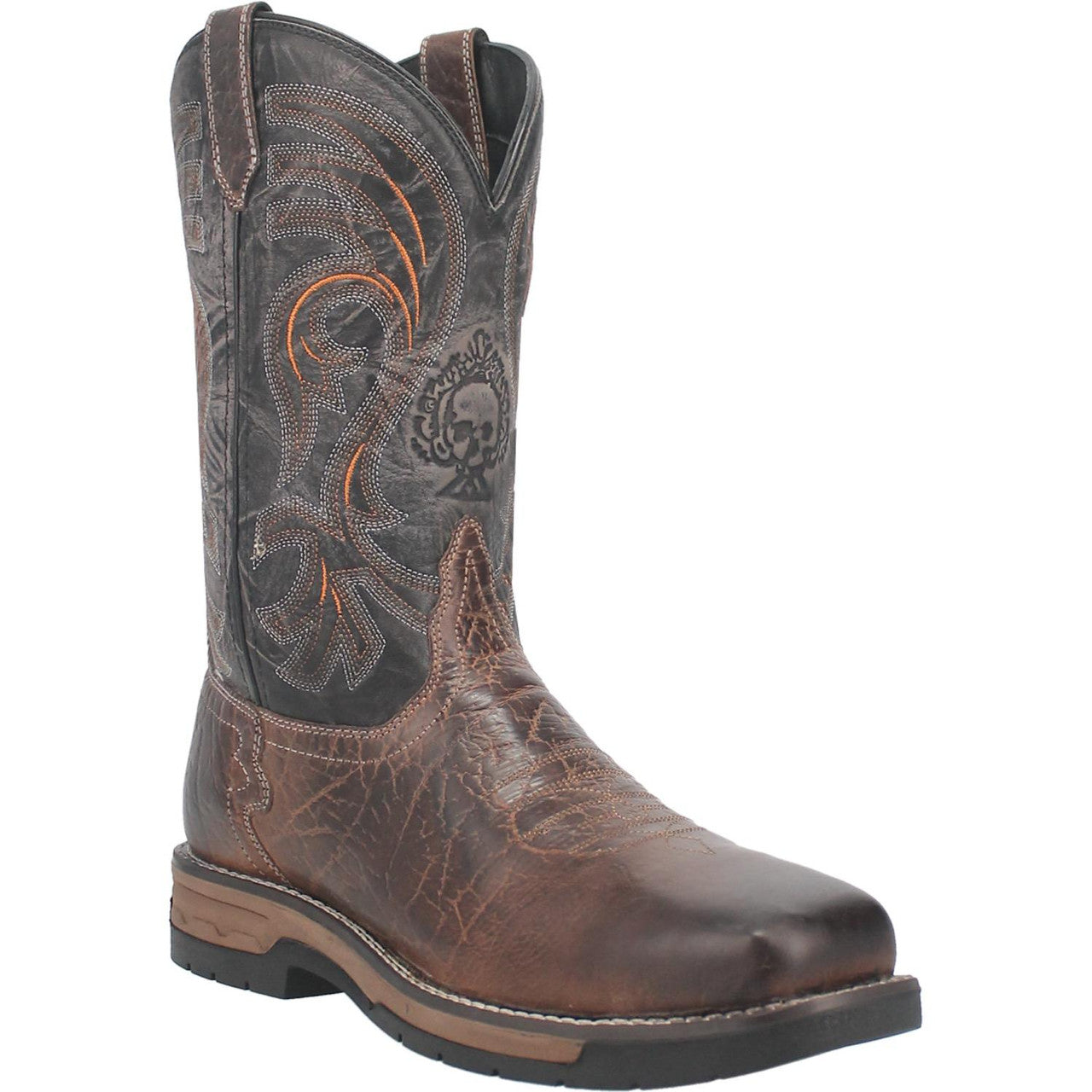 Men's Laredo Hawke Brown/Black Steel Toe Work Boot