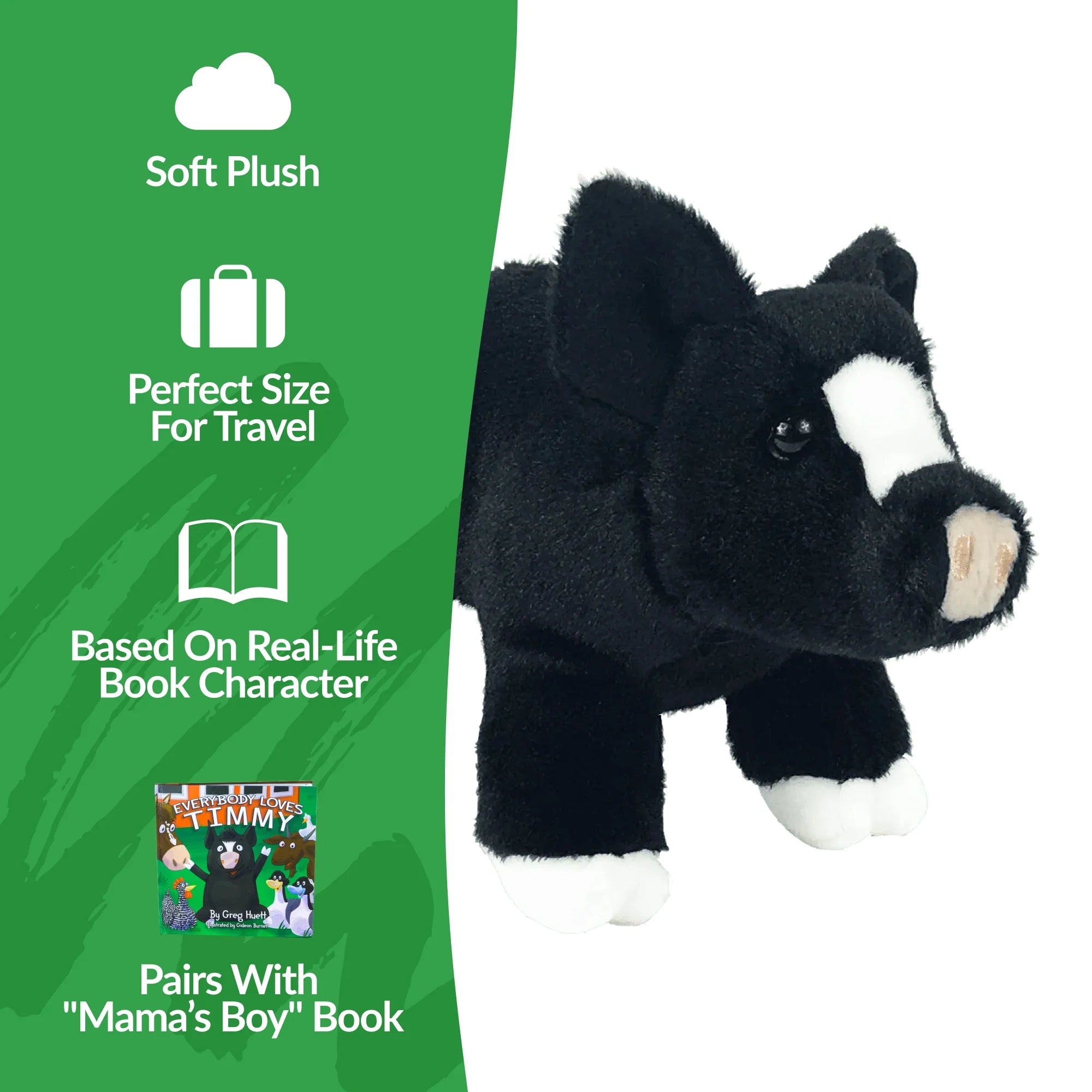 7" Plush Timmy the Pig