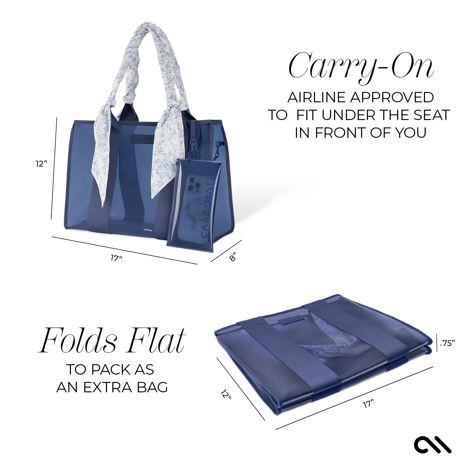 Case-Mate Jelly Tote Bag - Something Navy Twilly
