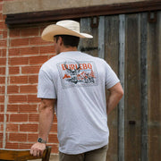 Burlebo Buck Stamp T-Shirt - Ash Grey