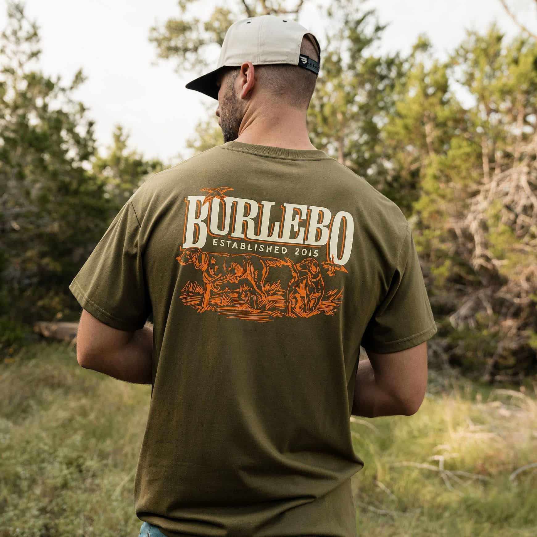 Burlebo Hunting Dogs T-Shirt - Hunter Green
