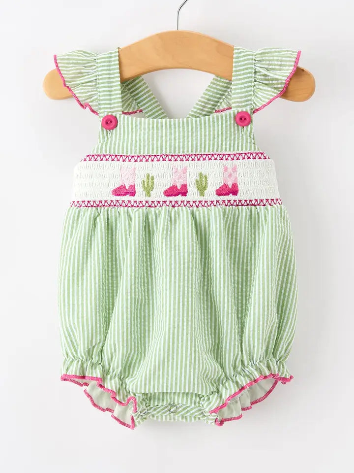 Baby Boot Scootin' Bubble Romper