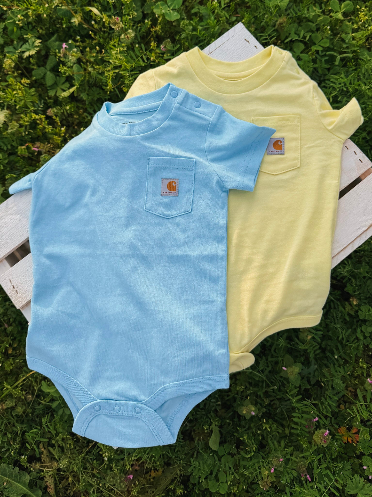 •Restock Coming Soon• Carhartt infant Bodysuit in Bright Blue