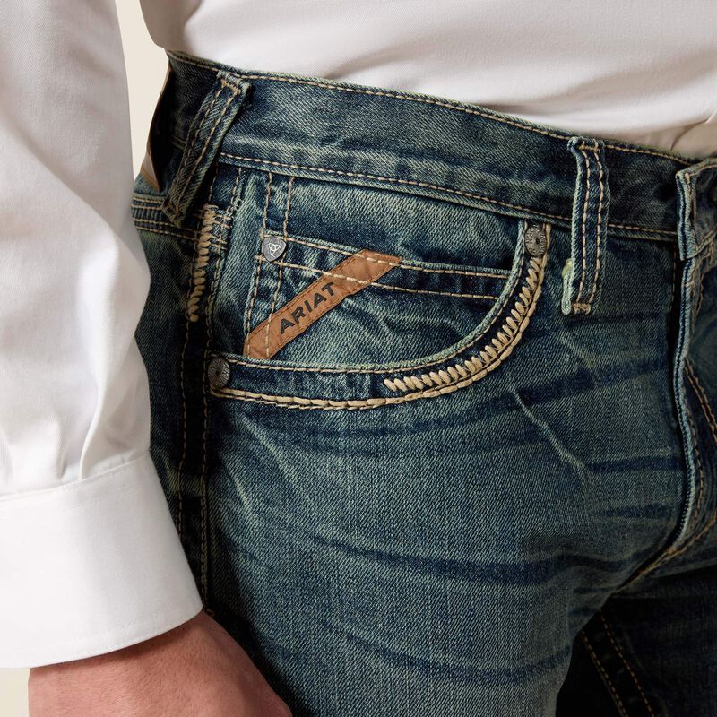 Ariat | Men's M5 Slim Gambler Stackable Straight Leg Jeans
