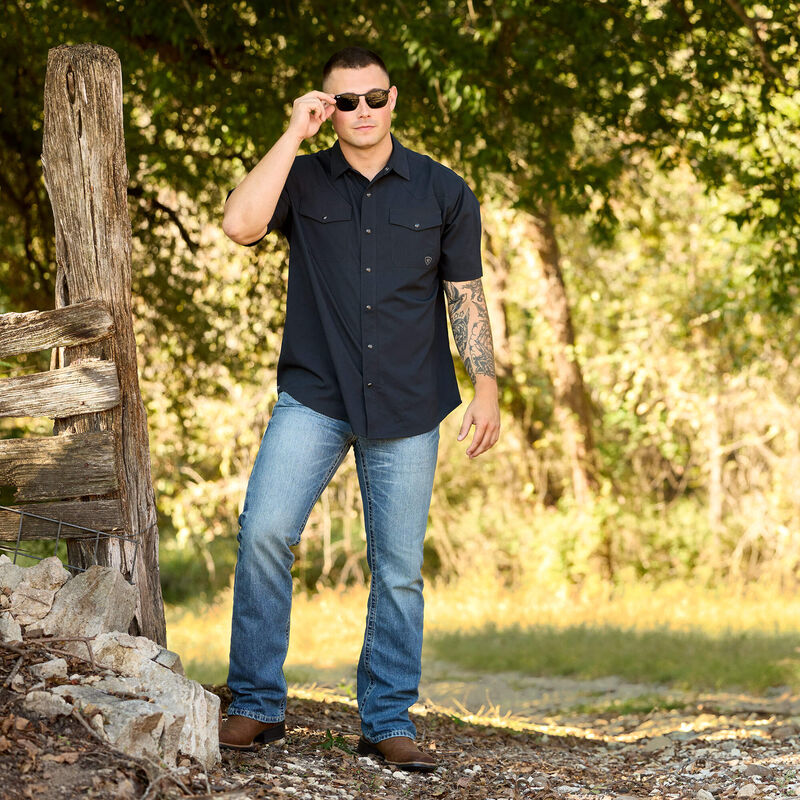 Ariat | Men's M5 Slim Gambler Stackable Straight Leg Jeans
