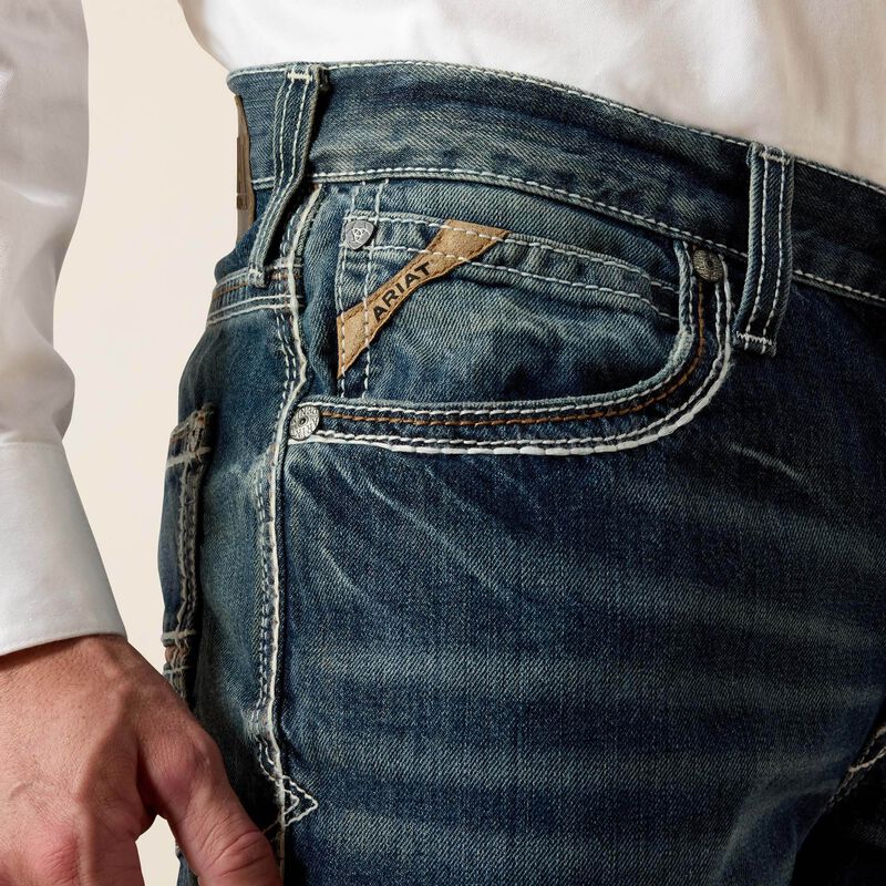 ¡¡MEJOR VENDIDO!! JEANS COLTRANE CON CORTE DE BOTA ARIAT M4 DE ALGO BAJO PARA HOMBRE 