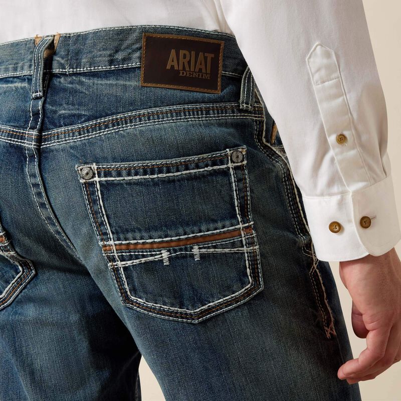 ¡¡MEJOR VENDIDO!! JEANS COLTRANE CON CORTE DE BOTA ARIAT M4 DE ALGO BAJO PARA HOMBRE 