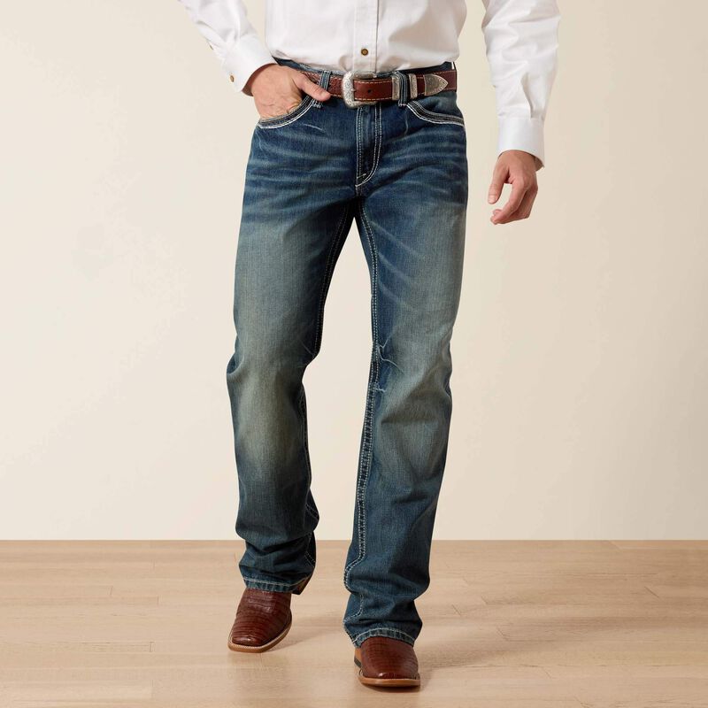 ¡¡MEJOR VENDIDO!! JEANS COLTRANE CON CORTE DE BOTA ARIAT M4 DE ALGO BAJO PARA HOMBRE 
