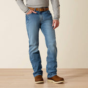 Ariat | Men's Rebar M4 Relaxed DuraStretch Boot Cut Jeans - Blue Haze