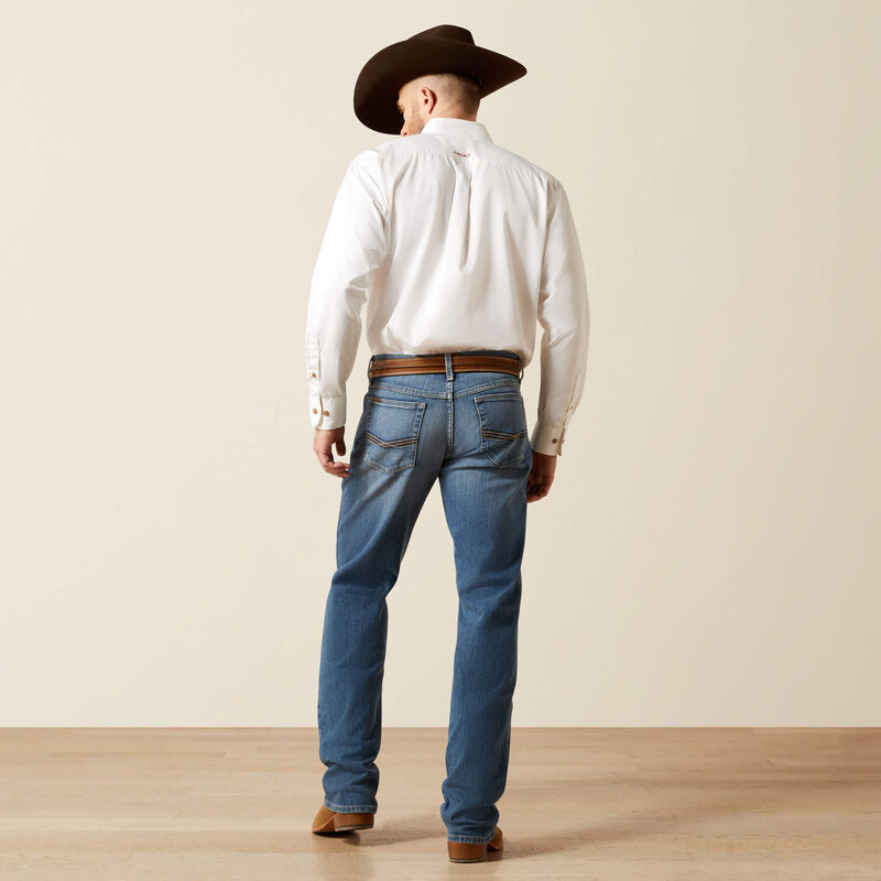 JEANS CON CORTE DE BOTA LEGADO ELÁSTICO RELAJADO ARIAT M2 PARA HOMBRE 