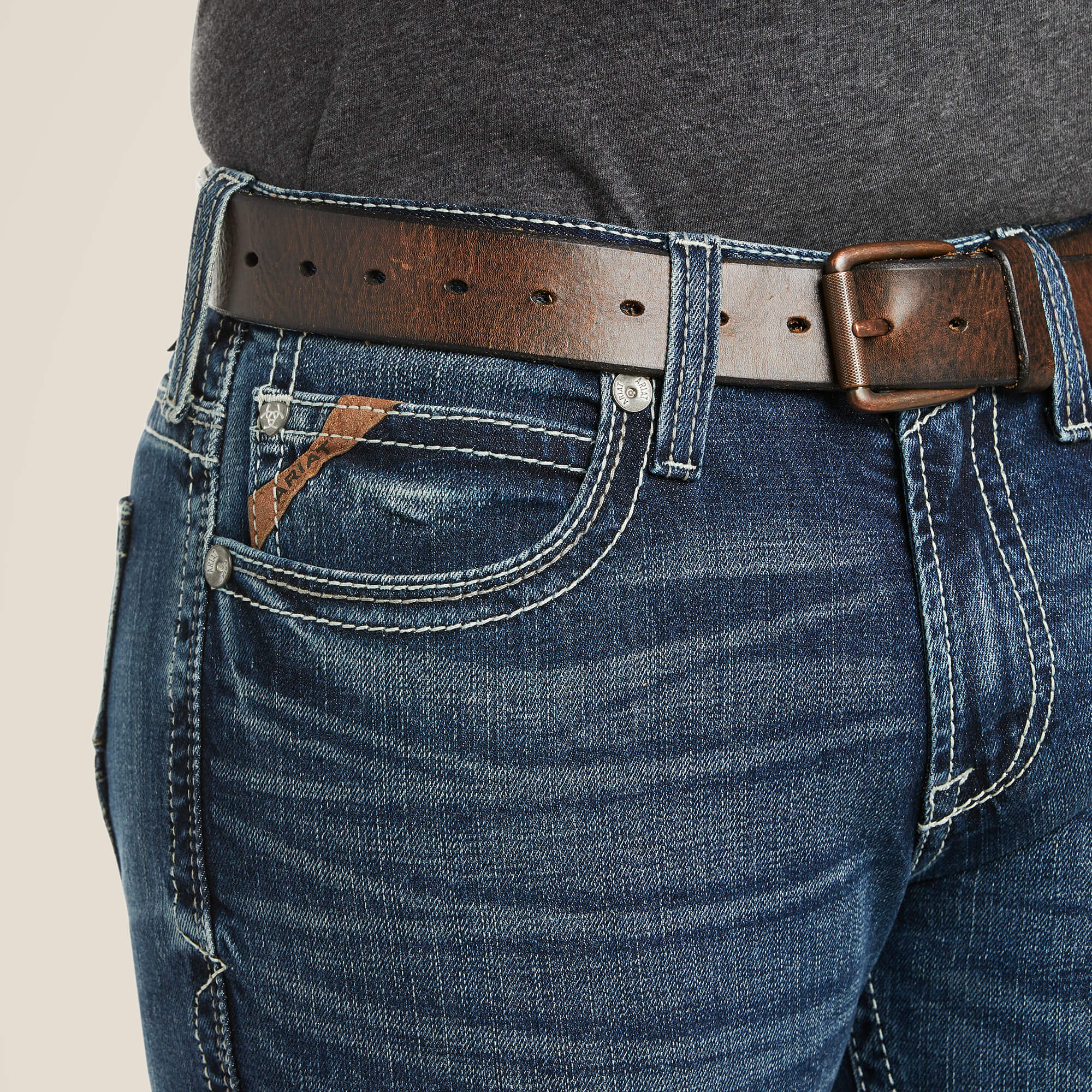 Men's Ariat M7 Rocker Stretch Coltrane Stackable Straight Leg Jean