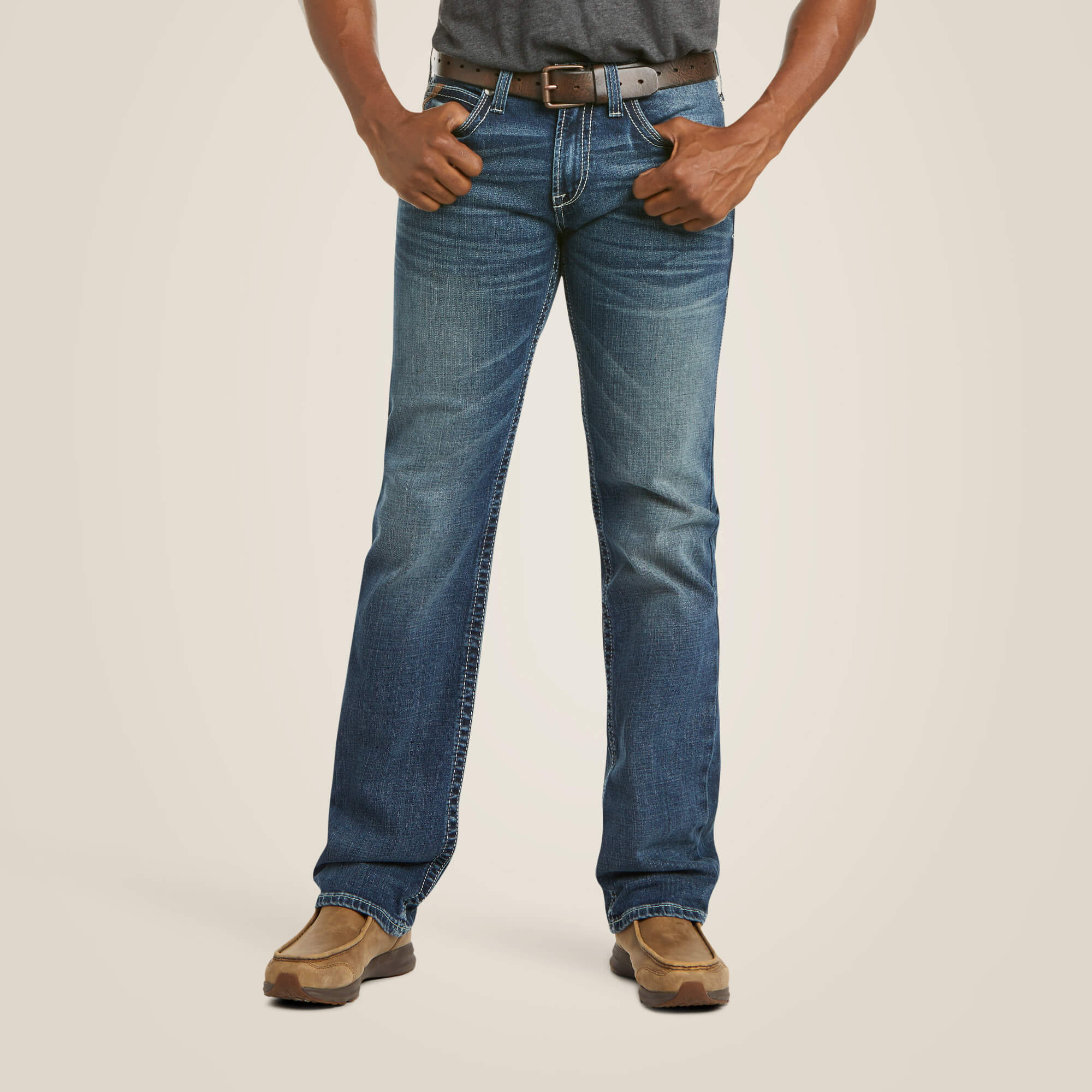 Men's Ariat M7 Rocker Stretch Coltrane Stackable Straight Leg Jean
