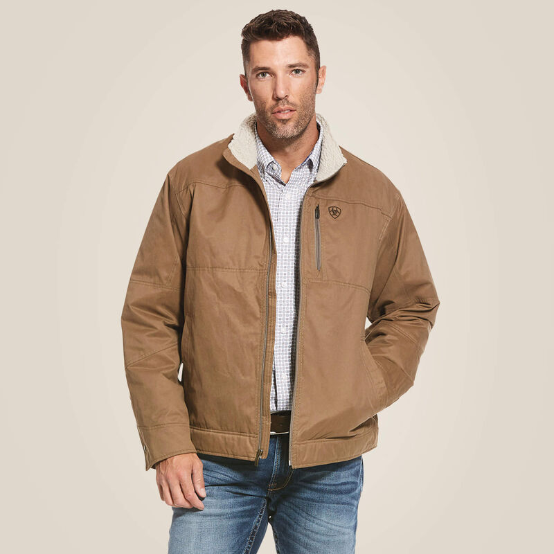 Ariat Men's Grizzly Canvas Jacket in Cub