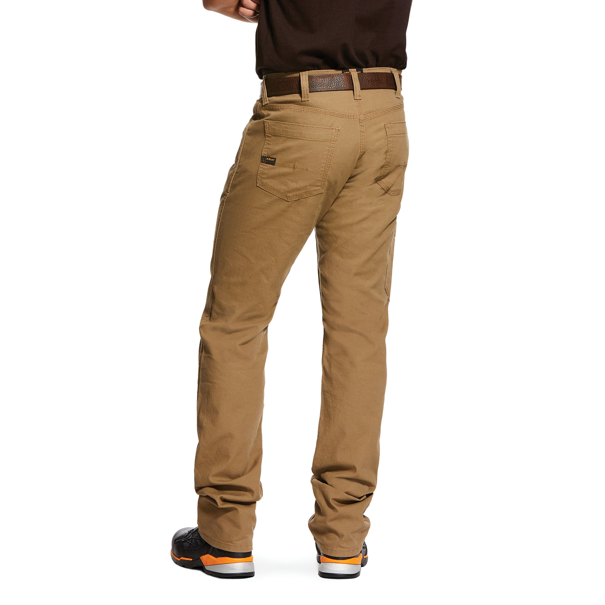 PANTALÓN RECTO APILABLE ARIAT REBAR M4 RELAXED DURASTRETCH HECHO RESISTENTE EN CAQUI