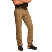 PANTALÓN RECTO APILABLE ARIAT REBAR M4 RELAXED DURASTRETCH HECHO RESISTENTE EN CAQUI