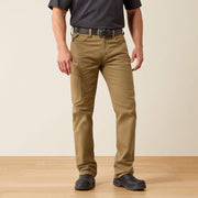 PANTALÓN RECTO APILABLE ARIAT REBAR M4 RELAXED DURASTRETCH HECHO RESISTENTE EN CAQUI
