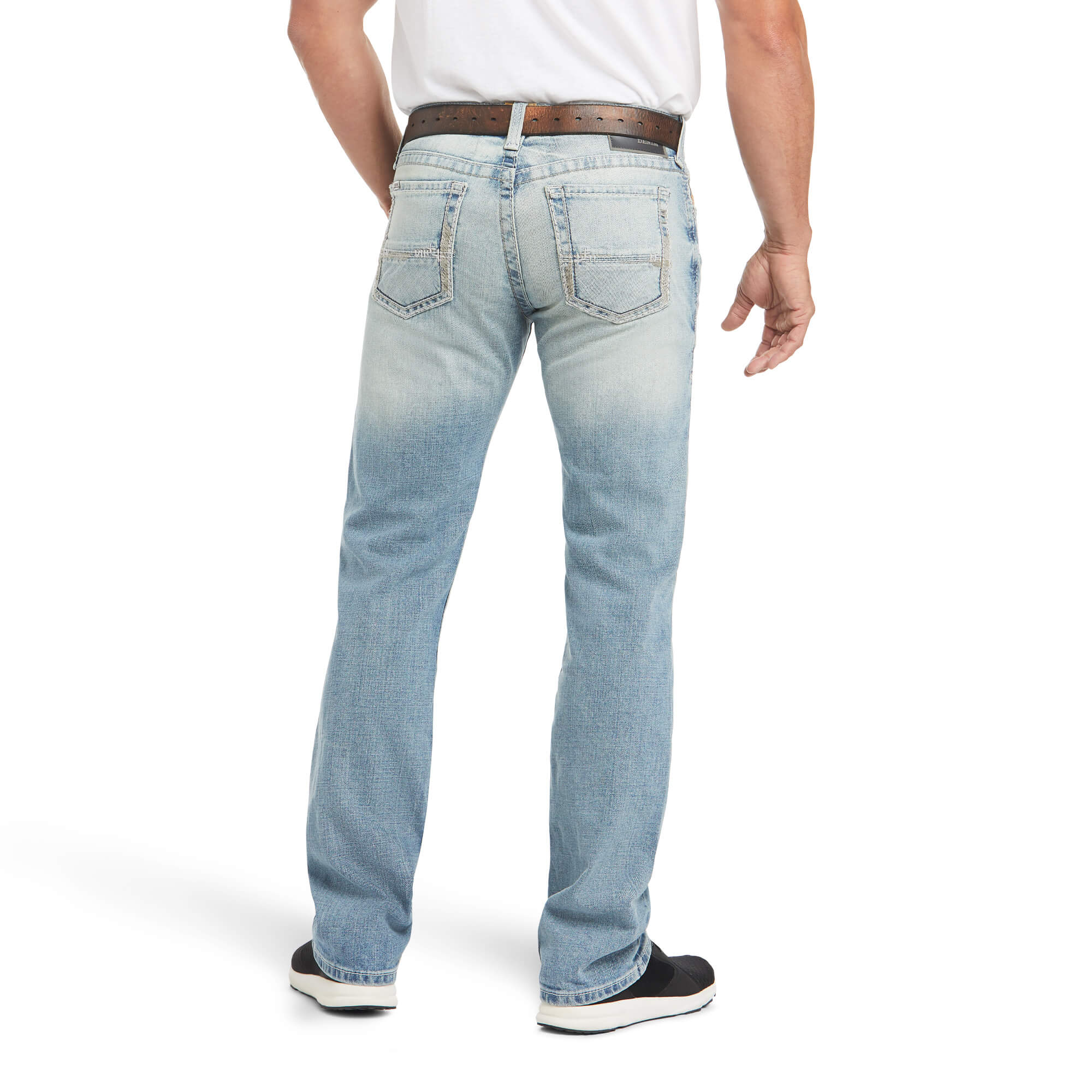 Jean de pierna recta apilable Ariat M7 Rocker Stretch Stirling para hombre