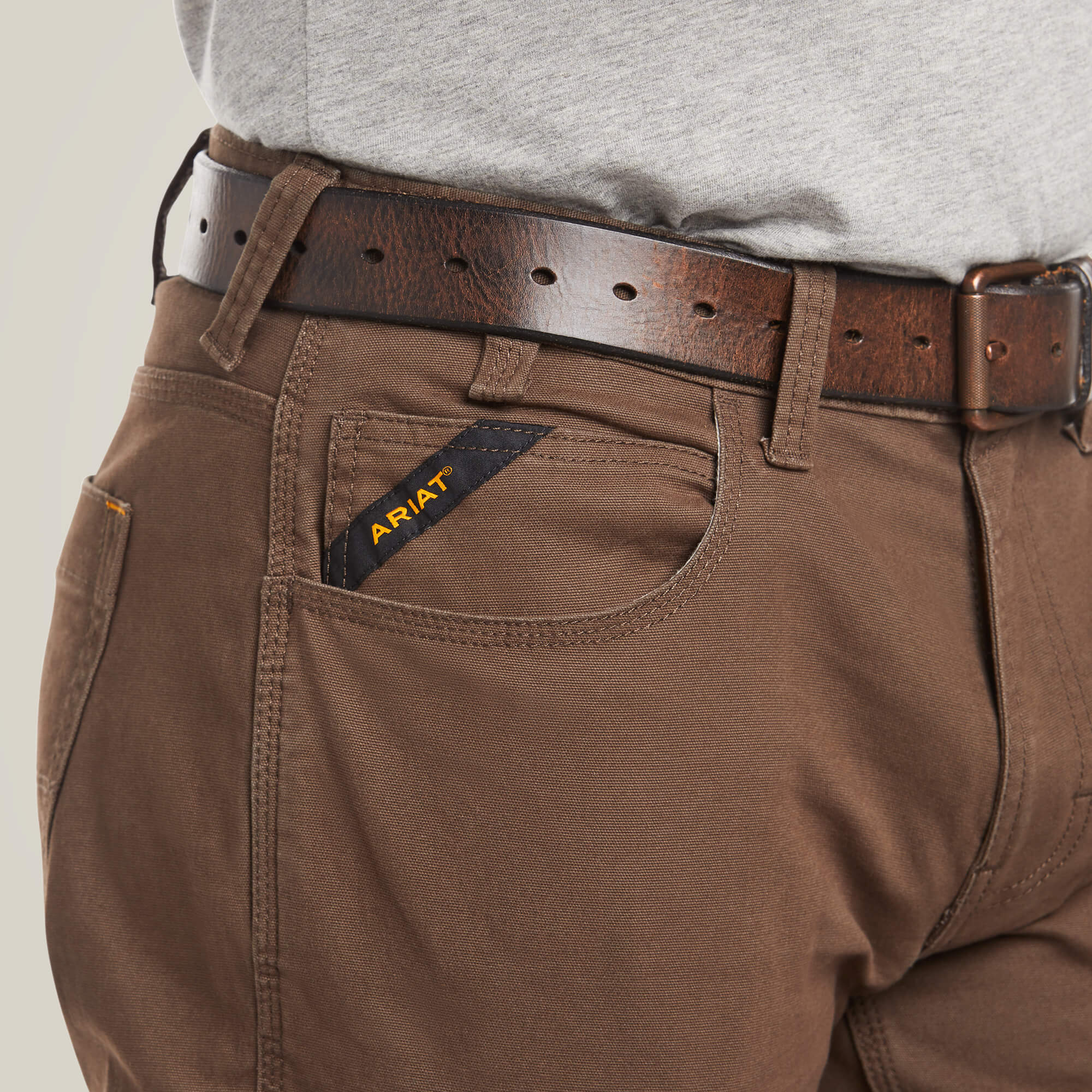 Men's Ariat Rebar M4 Low Rise DuraStretch Made Tough Stackable Straight Leg Pant