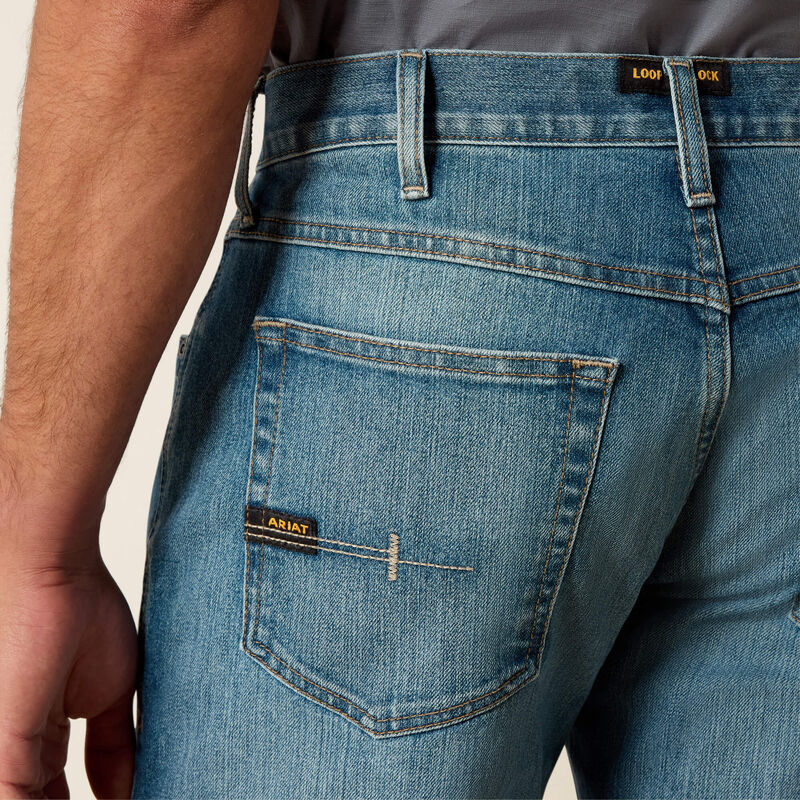 Vaqueros apilables de pierna recta Ariat Rebar Edgewood M5 para hombre