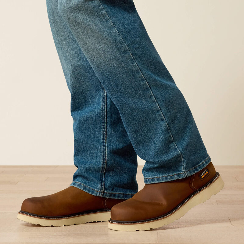 Vaqueros apilables de pierna recta Ariat Rebar Edgewood M5 para hombre