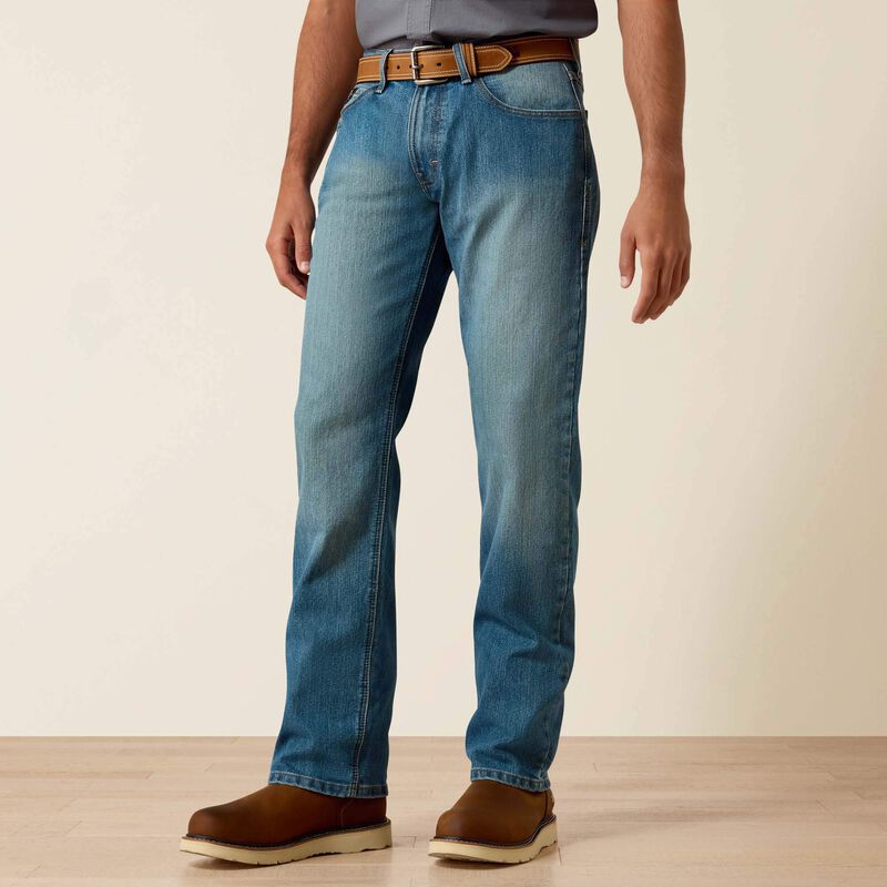 Vaqueros apilables de pierna recta Ariat Rebar Edgewood M5 para hombre