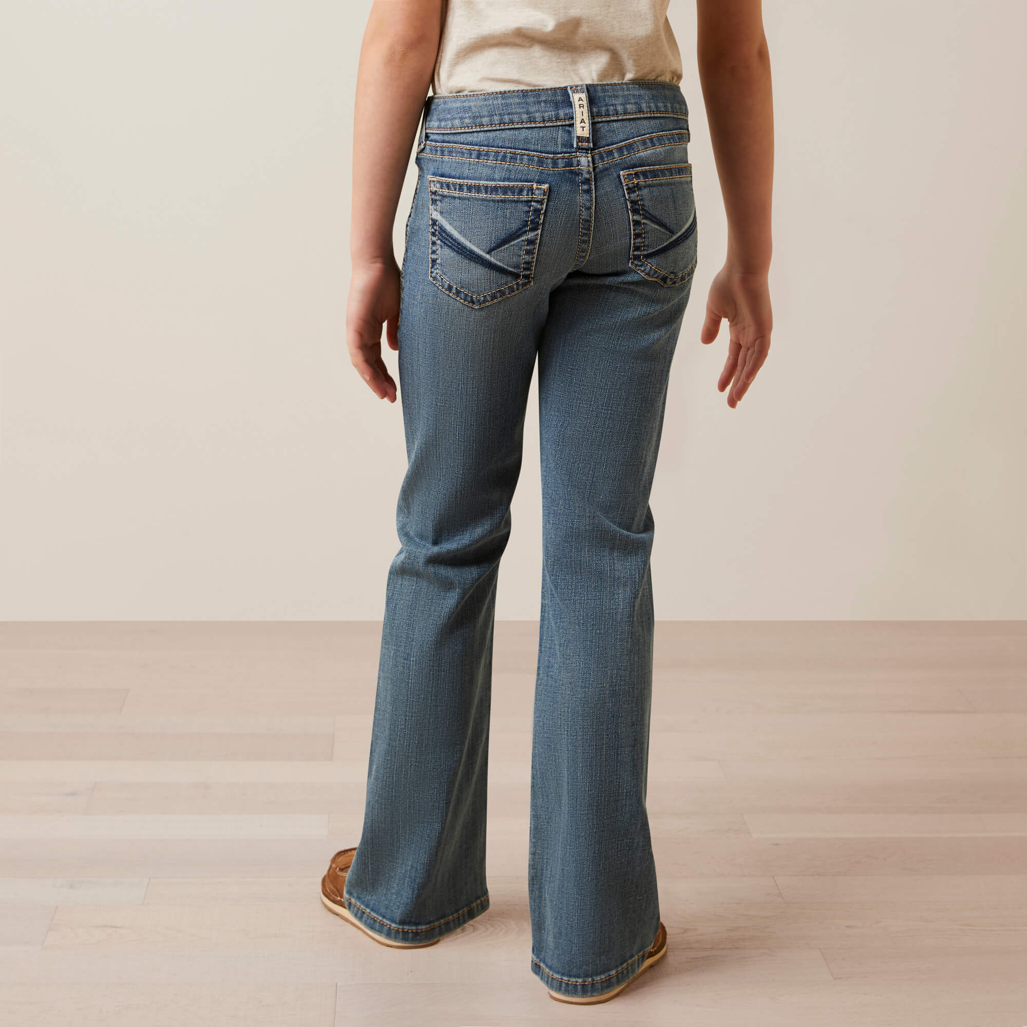 Girl's Ariat R.E.A.L. Leila Boot Cut Jean